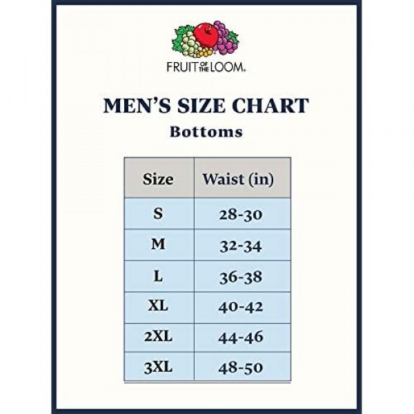 Fruit of the Loom Men's Tag-Free Premium Cotton Underwear & Undershirts