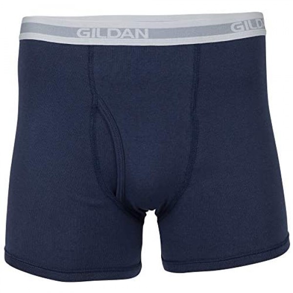 Gildan Men's Short Leg Boxer Briefs Multipack