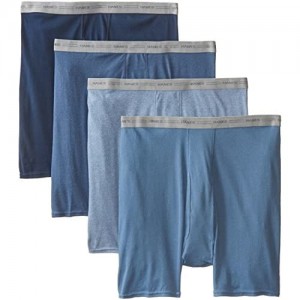 Hanes Men's Plus Size Tagless Boxer Briefs with Comfort Flex Waistband Multipack 4 Pack - Assorted XX-Large