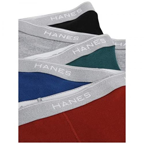 Hanes Men's Tagless Boxer Briefs with Comfort Flex Waistband 5-Pack Assorted (X-Large Assorted)