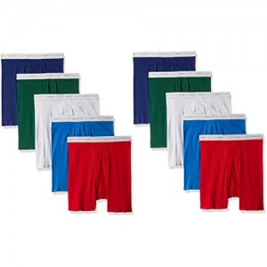 Hanes mens Tagless Boxer Briefs With Comfort Flex Waistband  Multipack