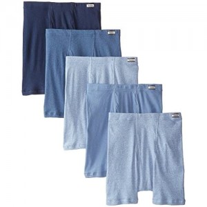 Hanes Tagless Boxer Briefs with ComfortSoft Waistband Assorted Solids (7460Z5)