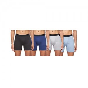Hanes Ultimate Men's 4-Pack Comfortblend Boxer Briefs with FreshIQ