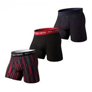 Pair of Thieves Super Fit Men’s Boxer Briefs 3 Pack Underwear AMZ Exclusive