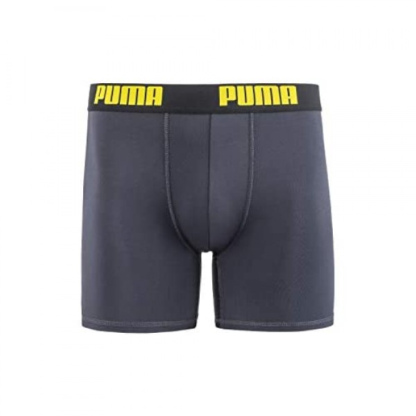 PUMA Men's 3 Pack Performance Boxer Brief
