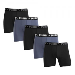 Puma Men's Microfiber Boxer Brief  5-pack