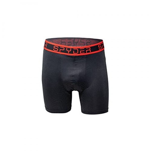 Spyder Performance Mesh Mens Boxer Briefs Sports Underwear 3 Pack for Men