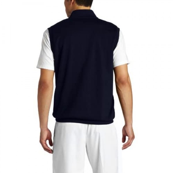 Fairway and Greene Men's Luxury Interlock Solid 1/4 Zip Vest Vested Sweatshirt