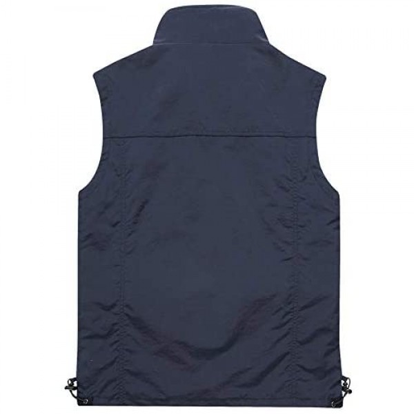 Gihuo Men's Lightweight Quick Dry Outdoor Multi Pockets Fishing Vest