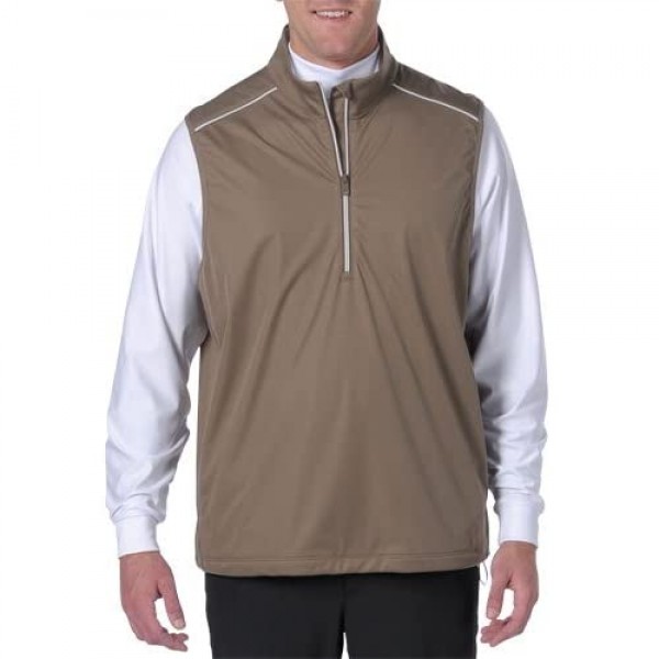 Greg Norman Collection Men's 1/4 Zip Weather Knit Vest
