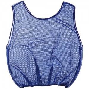 Sportime Mesh Scrimmage Vest - Adult Size - Blue