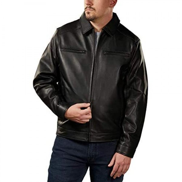 Boston Harbour Men's Leather Jacket