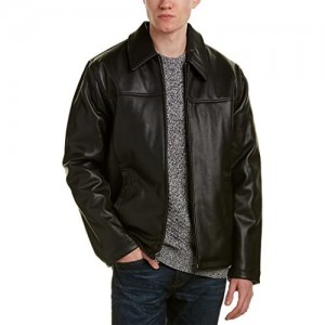 Cole Haan Signature Men's Faux-Leather Jacket