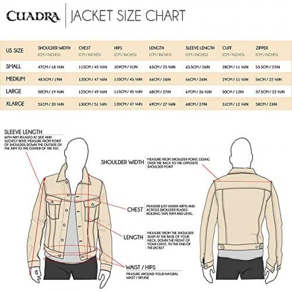 CUADRA Men's Jacket in Genuine Leather