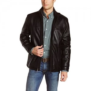 Laverapelle Men's Genuine Lambskin Leather Jacket (Black  Classic Jacket) - 1501135