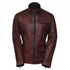 Pure Leather Slim Fit Lambskin Jacket Men - Classic Rider Casual Collar Style Jacket