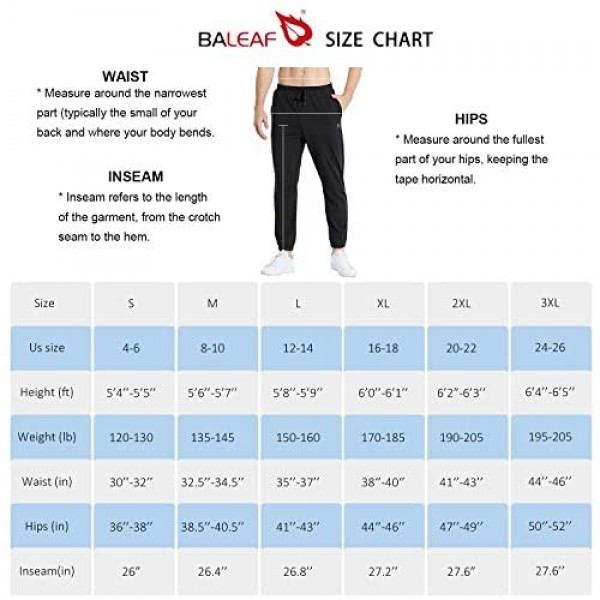 BALEAF Men's 27 Cotton Lounge Casual Pants Lightweight Joggers Sweatpants Workout Pocketed Pajamas 7/8 Length