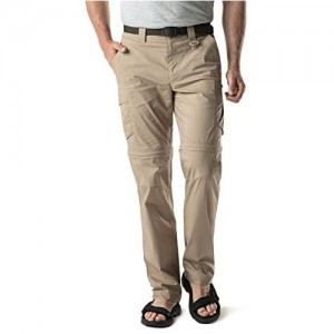 CQR Men's Convertible Cargo Pants  Water Repellent Hiking Pants  Zip Off Lightweight Stretch UPF 50+ Work Outdoor Pants