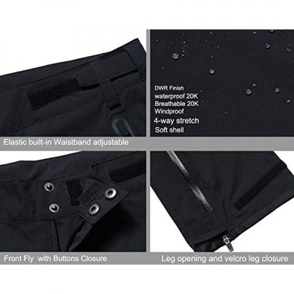 fit space Golf Climastorm Permanent Rain Pants Waterproof 20K Lightweight Performance Sporty Trousers