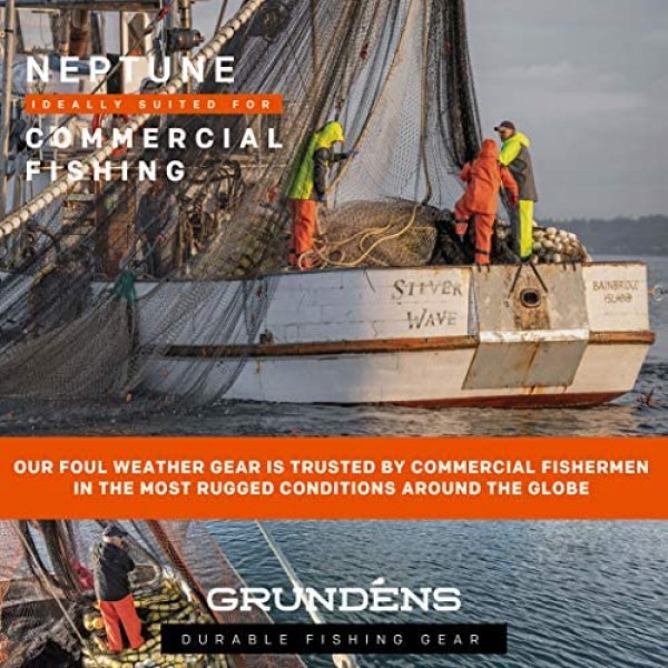 Grundens Men’s Neptune Commercial Fishing Bib Pants | Waterproof Adjustable
