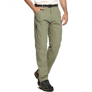 Hubunucc Men-Waterproof-Fishing-Hiking Pants Quick Dry Lightweight Outdoor Travel Safari Ripstop Cargo Pants