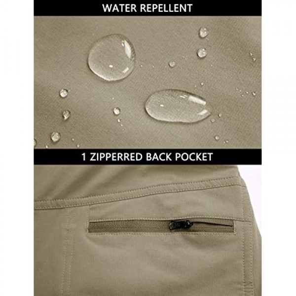 Little Donkey Andy Men's Quick Dry UPF 50+ Cargo Pants Stretch Lightweight Outdoor Hiking Pants