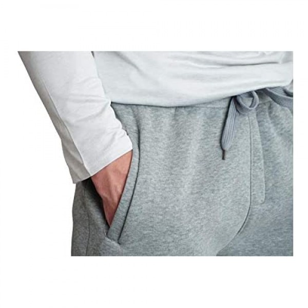 Real Essentials 3 Pack: Men's Tech Fleece Active Athletic Casual Jogger Sweatpants with Pockets