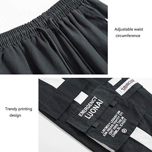 XYXIONGMAO Streetwear Hip Hop Pants Cargo Pants Joggers for Men Couple Women's Sports Casual Active Sweatpants