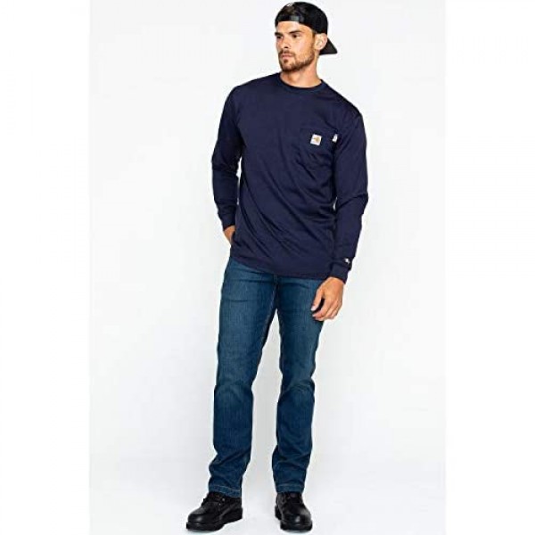 Carhartt Men's Flame Resistant Force Cotton Long Sleeve T-Shirt