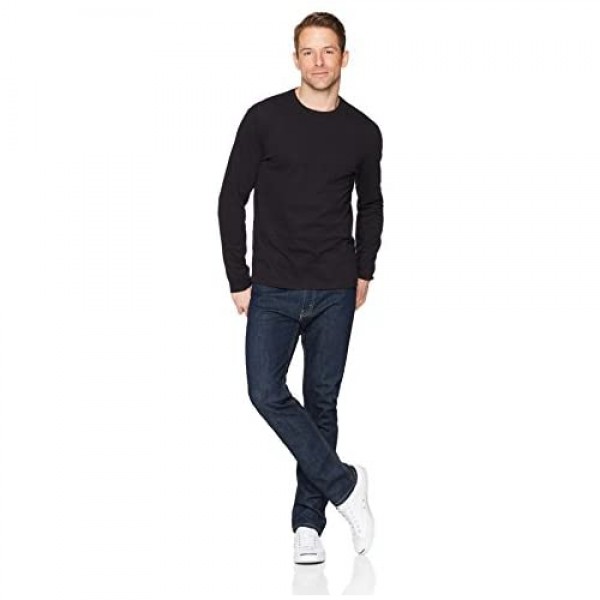 Essentials Men's Standard Slim-fit Long-Sleeve T-Shirt