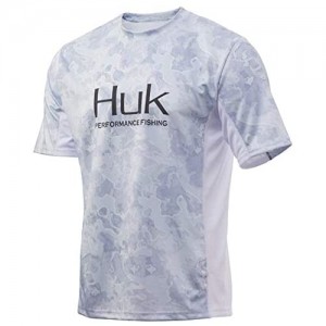 HUK Men's Icon X Camo Short-Sleeve Performance Fishing Shirt