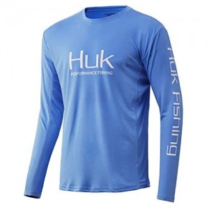 HUK Men's Icon X Long-Sleeve Performance Shirt with UPF 30+ Sun Protection