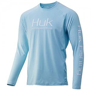 HUK Men's Pursuit Long Sleeve Performance Shirt + Sun Protection