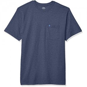 IZOD Men's Saltwater Short Sleeve Solid T-Shirt with Pocket