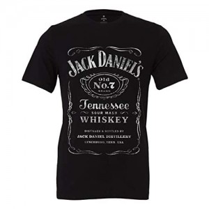 Jack Daniel's Black Label Old No. 7 Brand T-Shirt – Made from Materials – Small - 4X-Large – Official Product