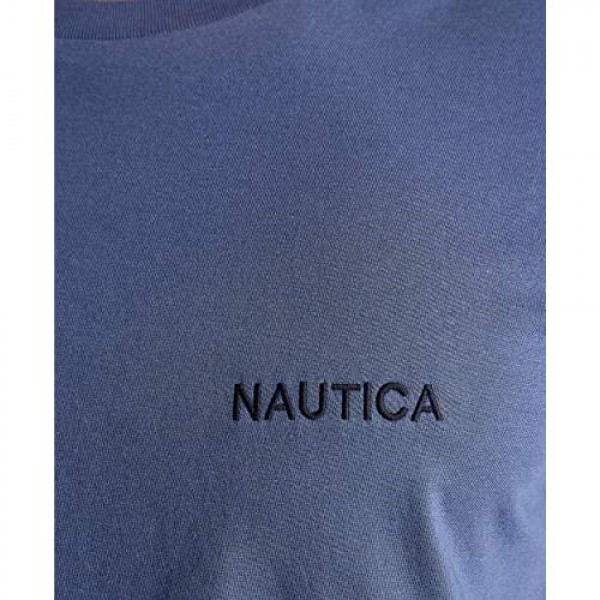 Nautica Men's Short Sleeve Solid Crew Neck T-Shirt