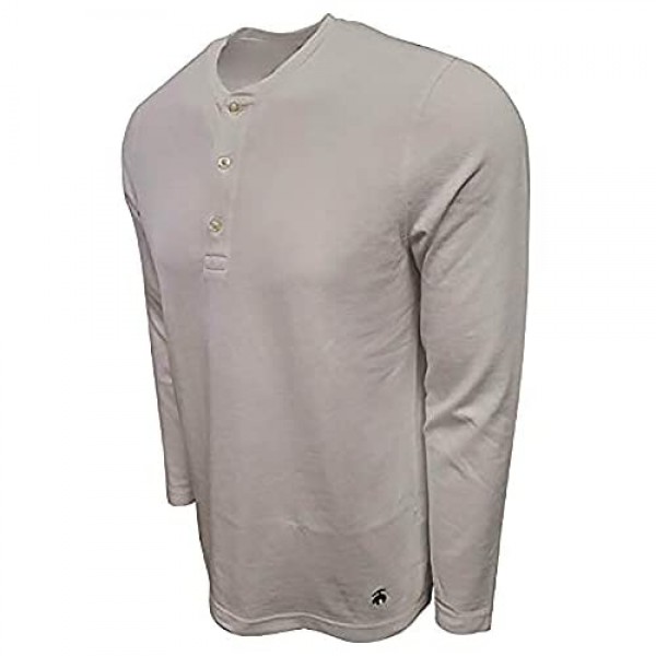 Brooks Brothers Men's Cotton Henley Long Sleeve T-Shirt