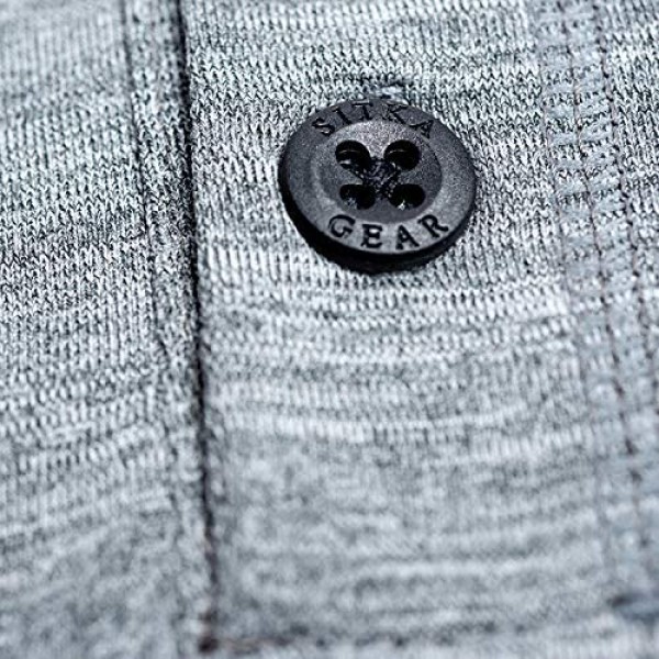 SITKA Gear Men's Hanger Work Long Sleeved Henley Shirt