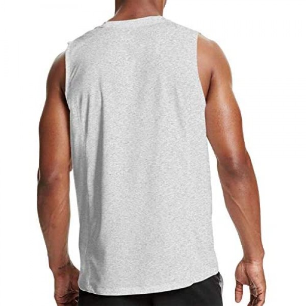 EWYRJK Ruff Ryders Rap Hip Hop Men's Sleeveless Tee Bodybuilding Tank Tops Cotton Singlet Gray