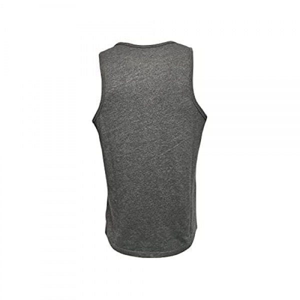 Hurley Men's Tank Top Cotton/Polyester Blend Stitch Tank Top Black (Small)