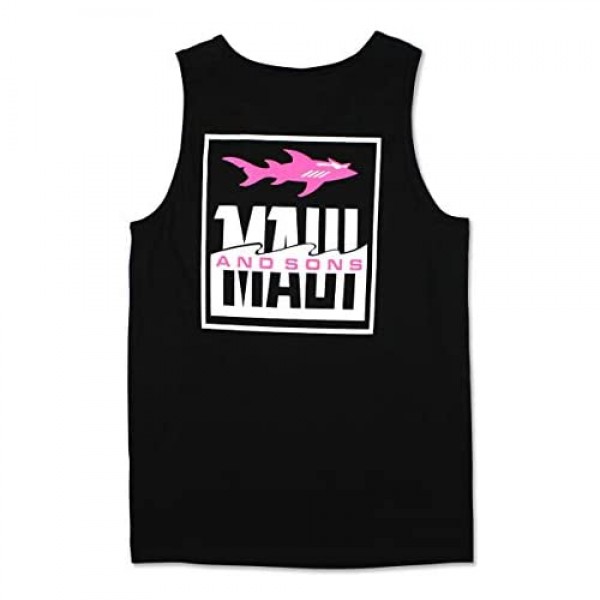 Maui & Sons Men's Graphic Fish Out of Water Tank Top