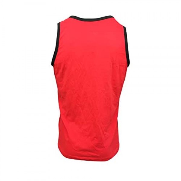 Nike Men's Tank Top Cotton/Polyester Blend Basketball CT6119 Red (Large)