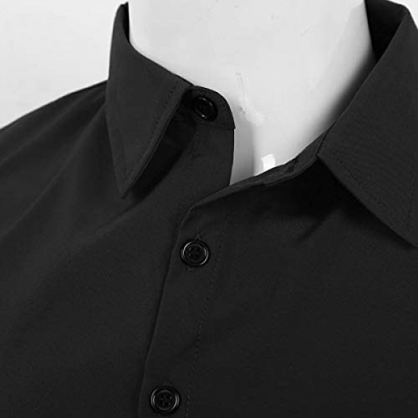 QinCiao Fashion Mens Fake Collar Detachable Dickey Collar Blouse Half Shirts False Collar