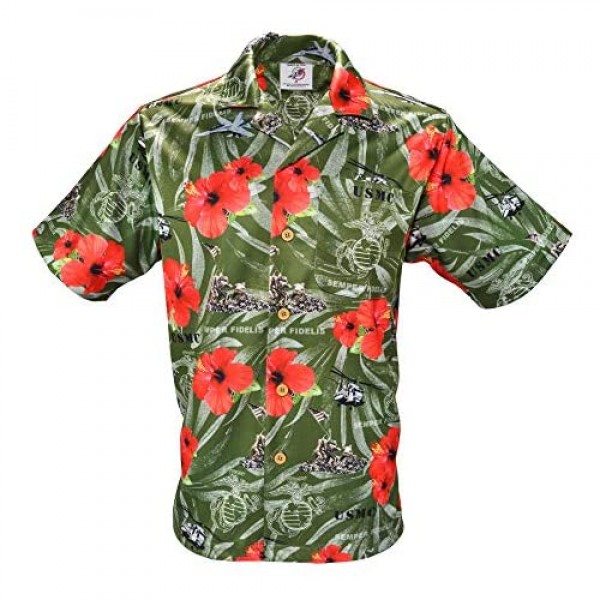 AE Sport Marines Hawaiian Shirt