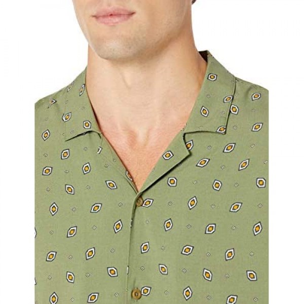 Brand - Goodthreads Men's Standard-Fit Short-Sleeve Camp Collar Hawaiian Shirt