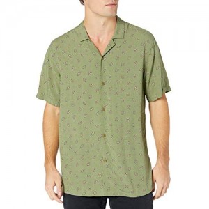  Brand - Goodthreads Men's Standard-Fit Short-Sleeve Camp Collar Hawaiian Shirt