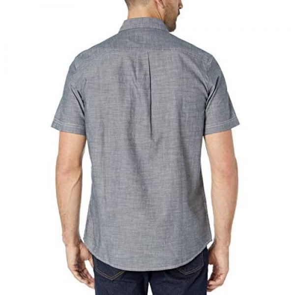 Essentials Men's Regular-fit Short-Sleeve Poplin Shirt