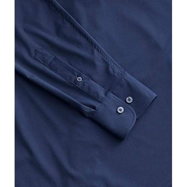 UNTUCKit Gironde - Untucked Shirt for Men Long Sleeve Wrinkle-Free